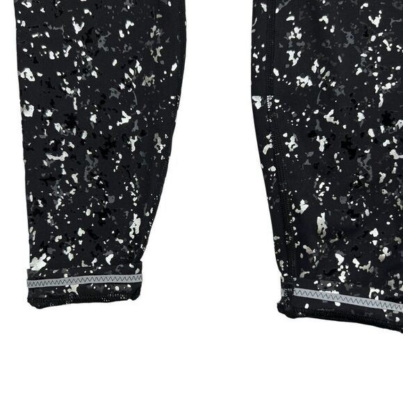 Lululemon Speed Wunder Tight 28" Speckle Shine Black Size 2 - Picture 6 of 8